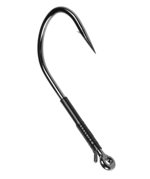 GAMAKATSU Heavy Cover Hook Black Straight Shank Flipping Hook - WM Bayou