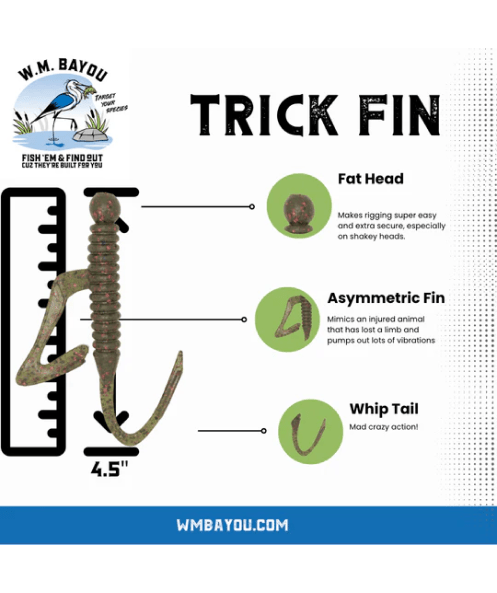 The Trick Fin | Creature Worm - WM Bayou